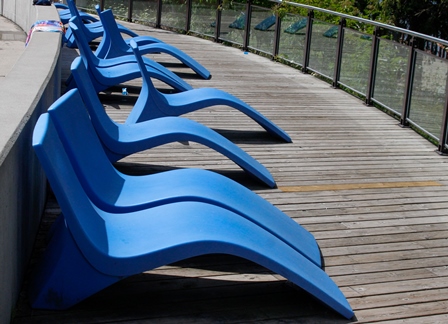 Blue Lounge Chairs
